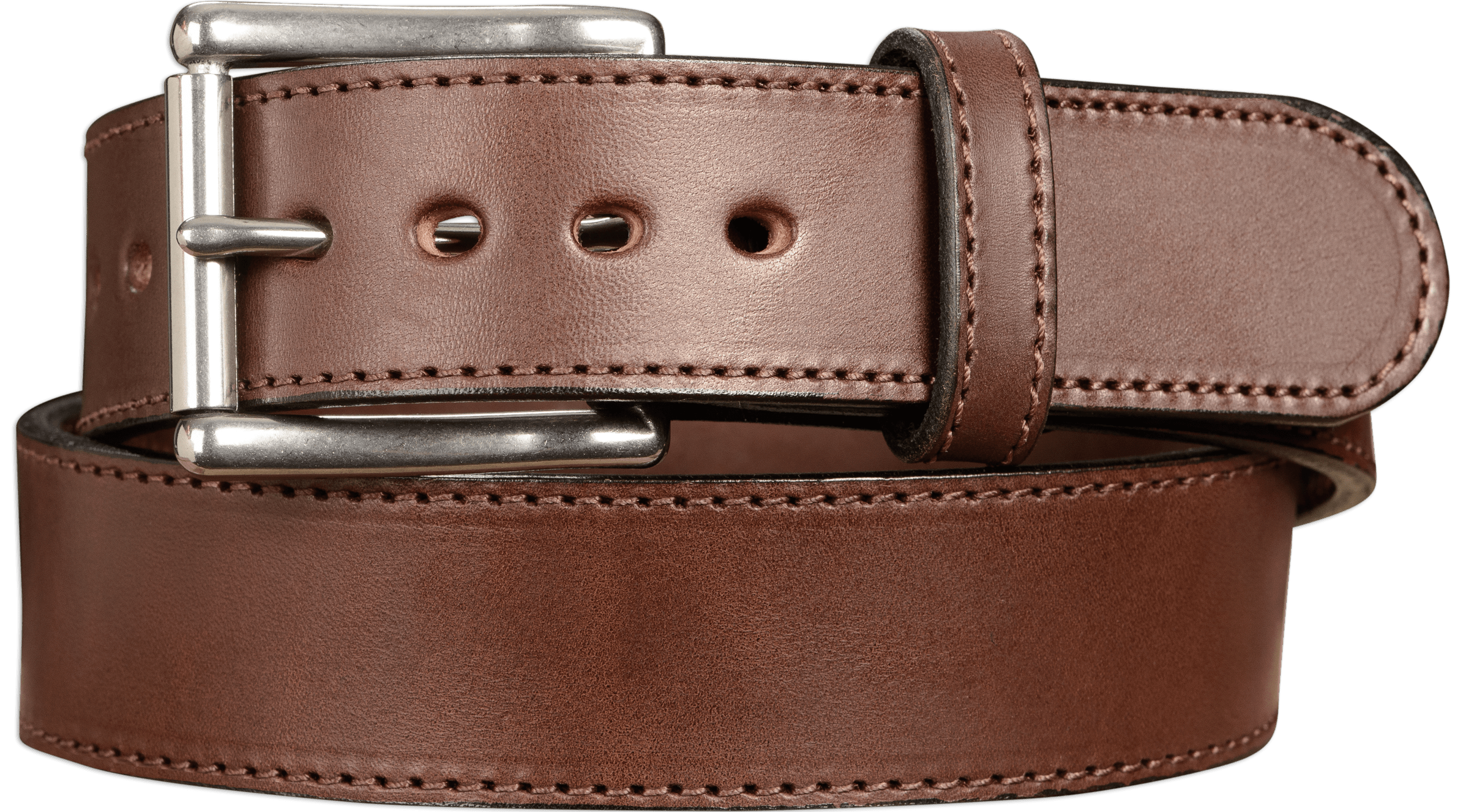 Max Thick Stitched Leather Belt
