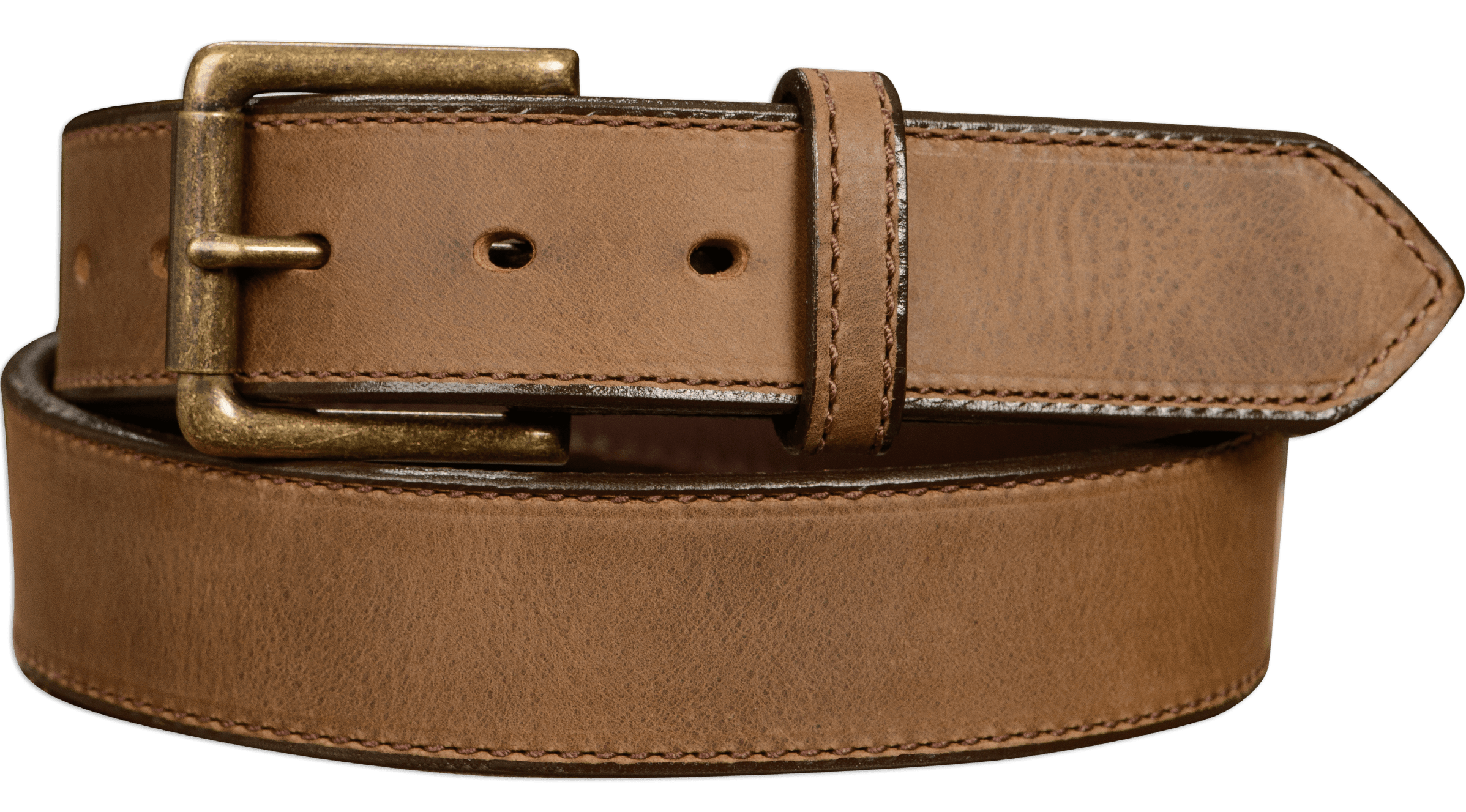 Marc Wolf Oil Tanned Grain Leather Belts (56 - 70)