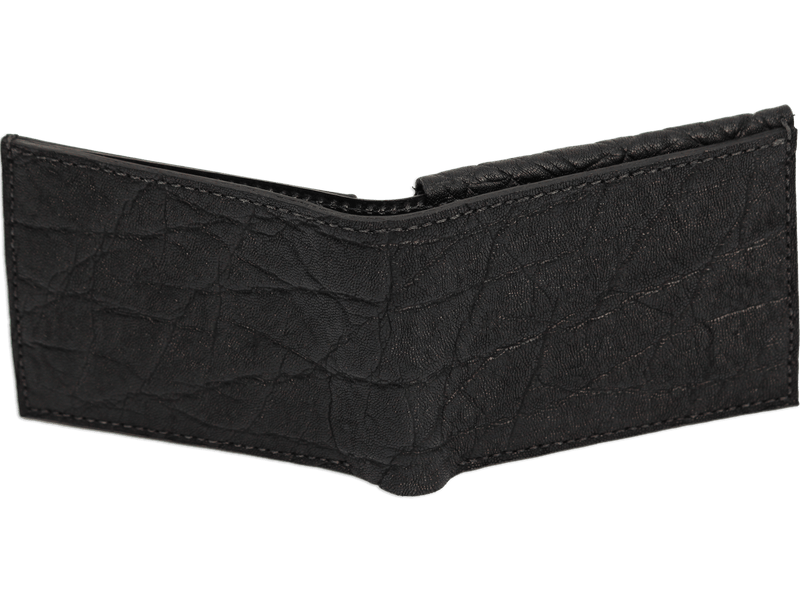 Black Elephant Luxury Designer Exotic Bifold Wallet With Flip Up ID Window - AmishMadeBelts.com