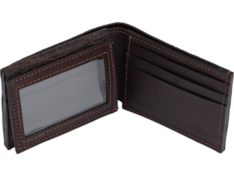 Dragon Fire Elephant Luxury Designer Exotic Bifold Wallet With Flip Up ID Window - AmishMadeBelts.com