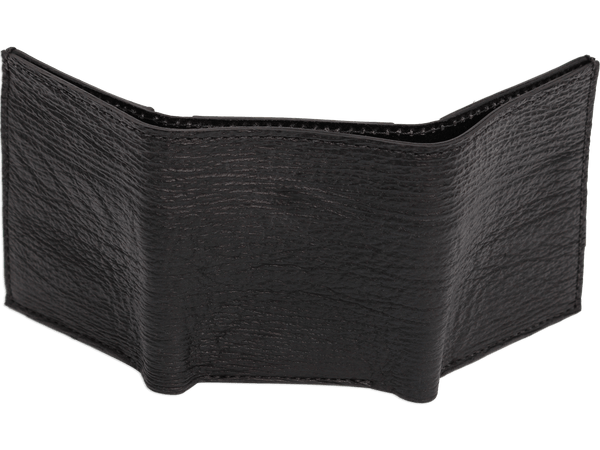 Black Shark Luxury Designer Exotic Trifold Wallet With ID Window - AmishMadeBelts.com