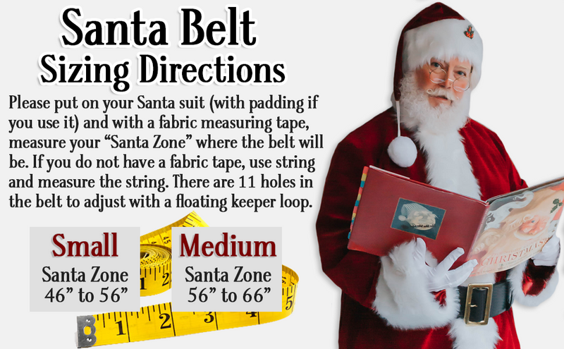 The Santa Claus: Black Leather Oak Leaf Embossed 3.50" - Amish Made Belts