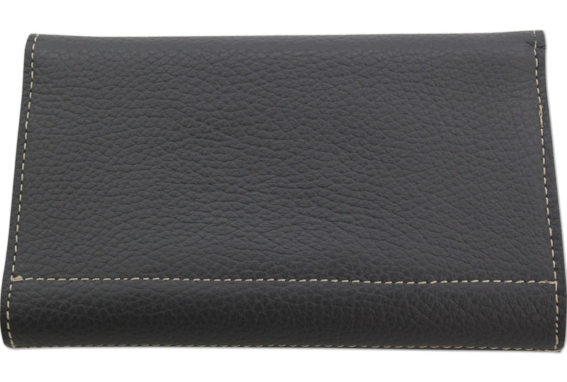 Navy Blue Soft Leather Deluxe Women's Wallet - Amish Made Belts
