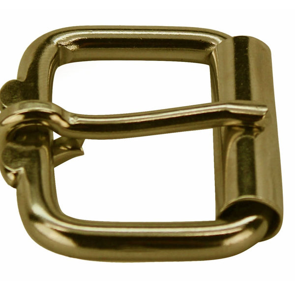 Solid Brass Roller Belt Buckle 1 1/4 32mm 