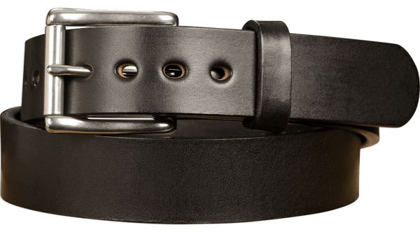 SPECIAL OFFER The Eastwood: Black Non Stitched Max Thick 1.50" - Amish Made Belts