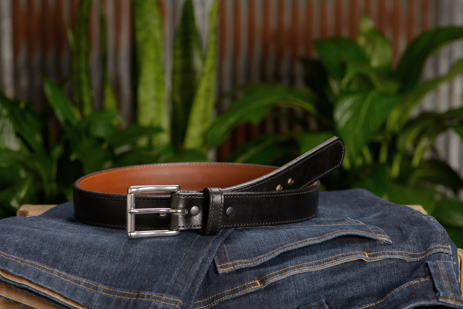 Bullhide Belts Men's Leather Belt - 1.50" Wide, Celtic Embossed, Dress & Casual Belt With Roller Buckle - View #8