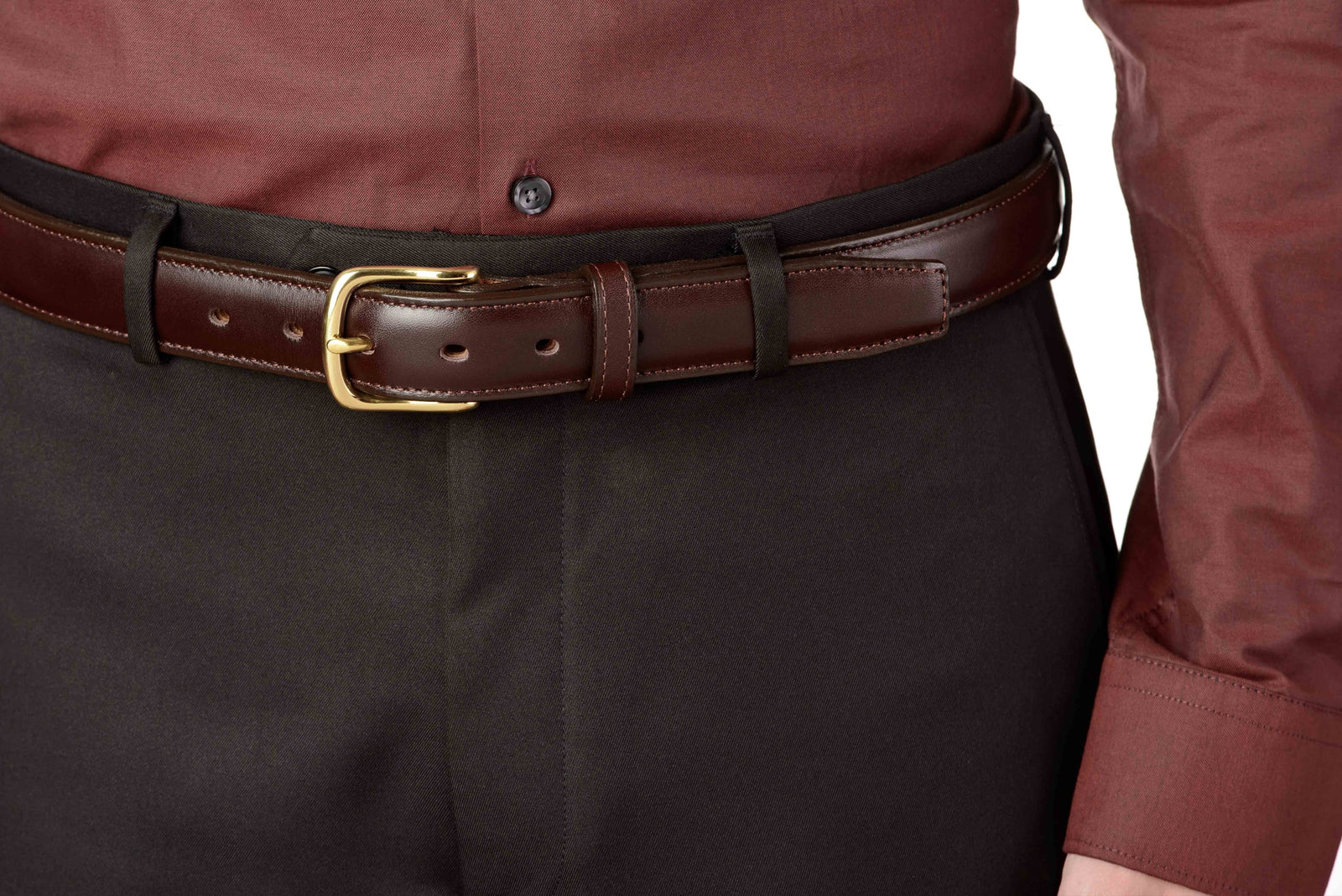 Missoni brown leather belt with brass nickel Missoni Leather Belt - Brown Belts, Accessories - MIS180575  main image 3