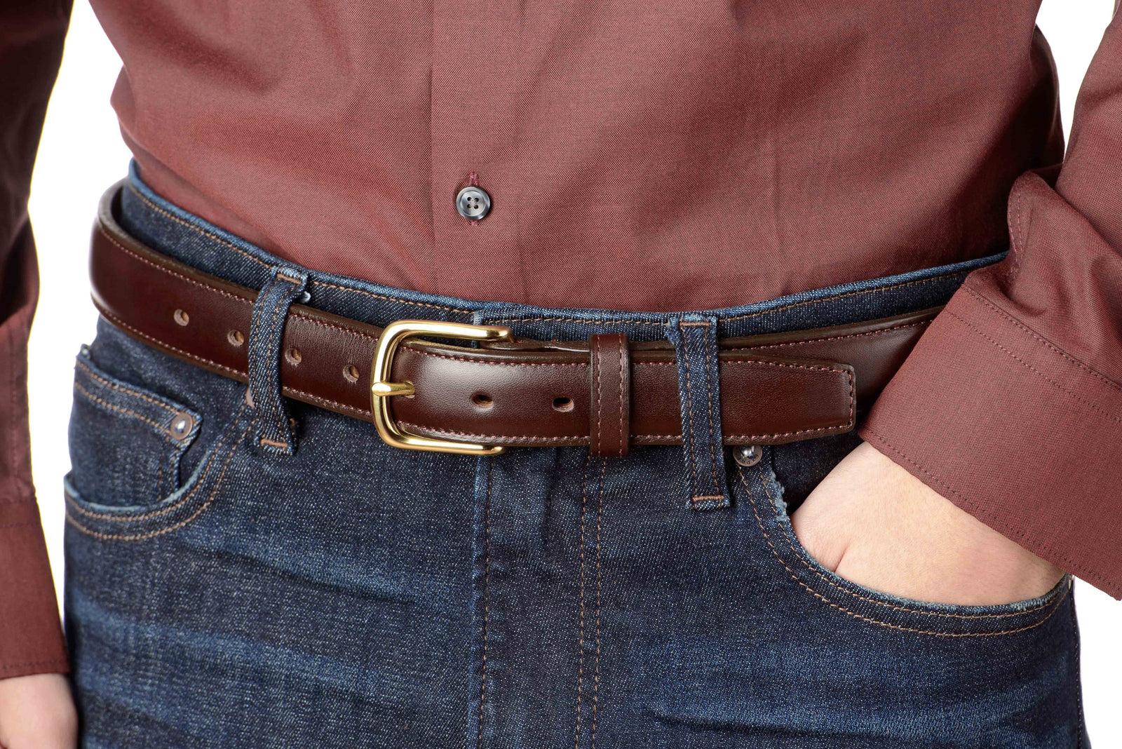 Italian Chocolate Brown Leather Waist Belt Contrast Stitch Statement Buckle Boho Boho Brown Belt - Etsy main image 2
