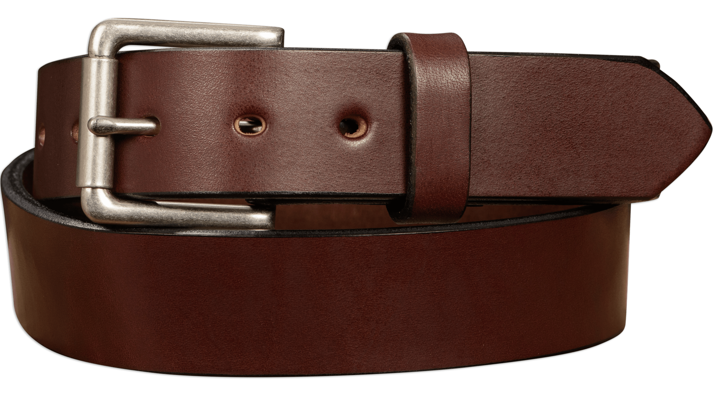 Men's Brown Non Stitched Leather Belt - The Maverick 1.50 ...