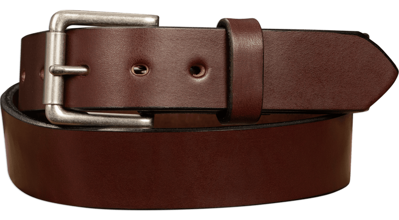 SPECIAL OFFER The Maverick: Brown Non Stitched 1.50" - Amish Made Belts