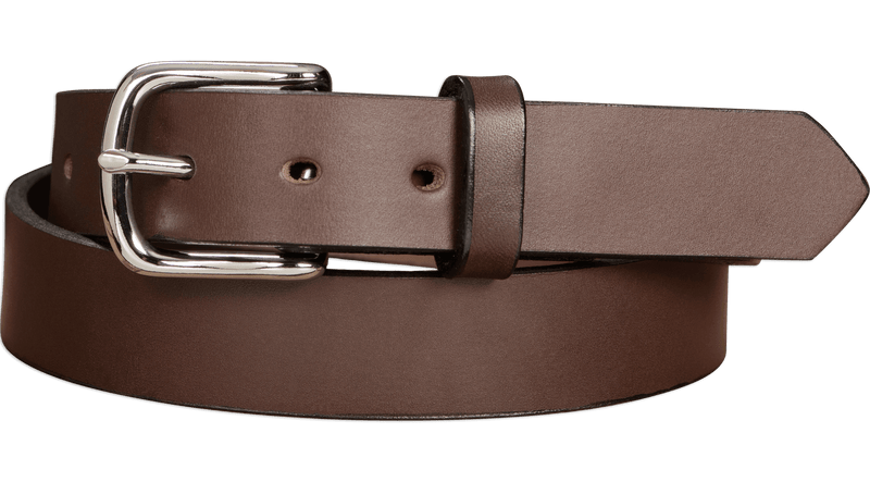 The Colt: Men's Brown Non Stitched Leather Belt 1.25" - Amish Made Belts