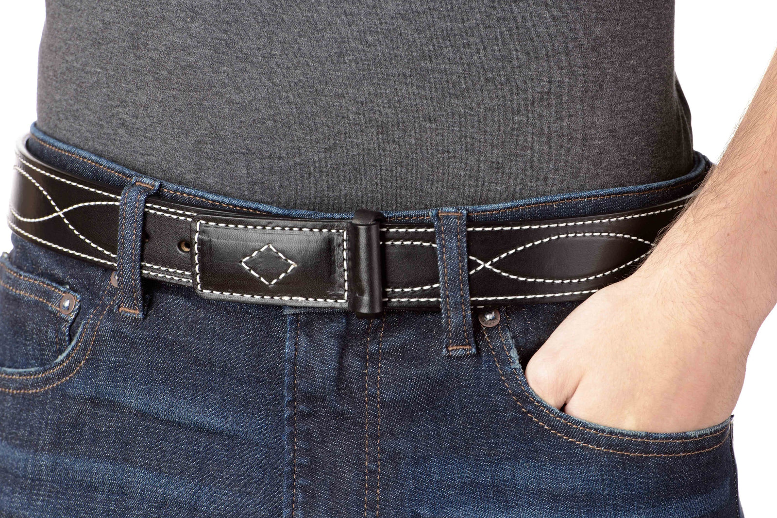 何でも揃う Figure Black Boss: Pit The 8 Ball Buckle-less Stitched White スーツ・フォーマル・ドレス