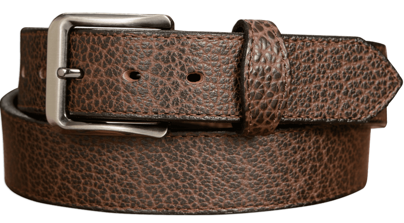 Men's Caramel Tan Basket Weave Leather Belt - The Eastwood 1.50" 38