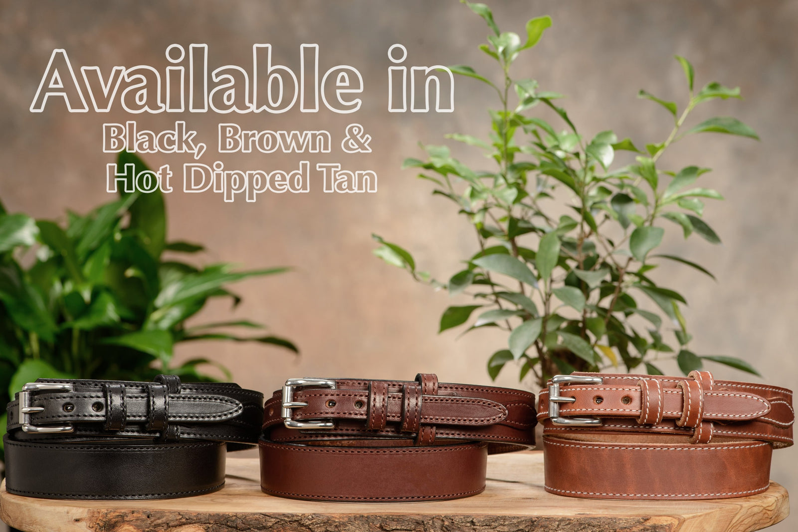 アイアンマン　ベルト ブラック 黒 シルバー金具 Black Leather Belt With Double Prong Gunmetal Buckle - The