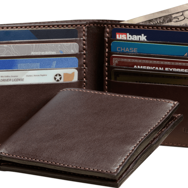 Daayim Men's Genuine Leather Wallet - 8 Card Slots, RFID Blocking, Bi-Fold, Brown Or Black - View #11