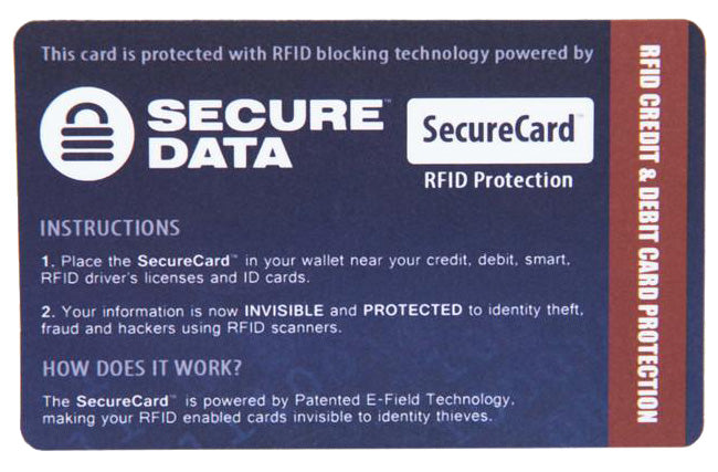 RFID Blocking Card - Amish Made Belts